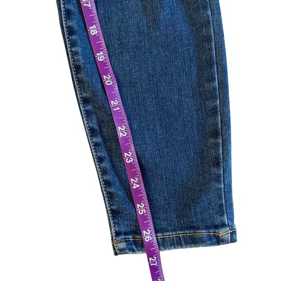 Judy Blue Jeans Women's Size 1 1/25 Blue Denim Relaxed Skinny Distressed 1162 - Picture 10 of 12